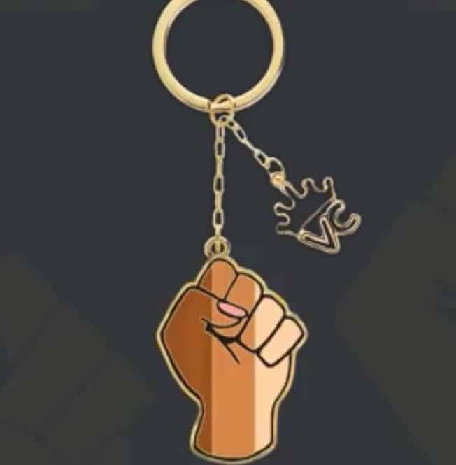 Velvet Caviar We Stand United Keychain Review