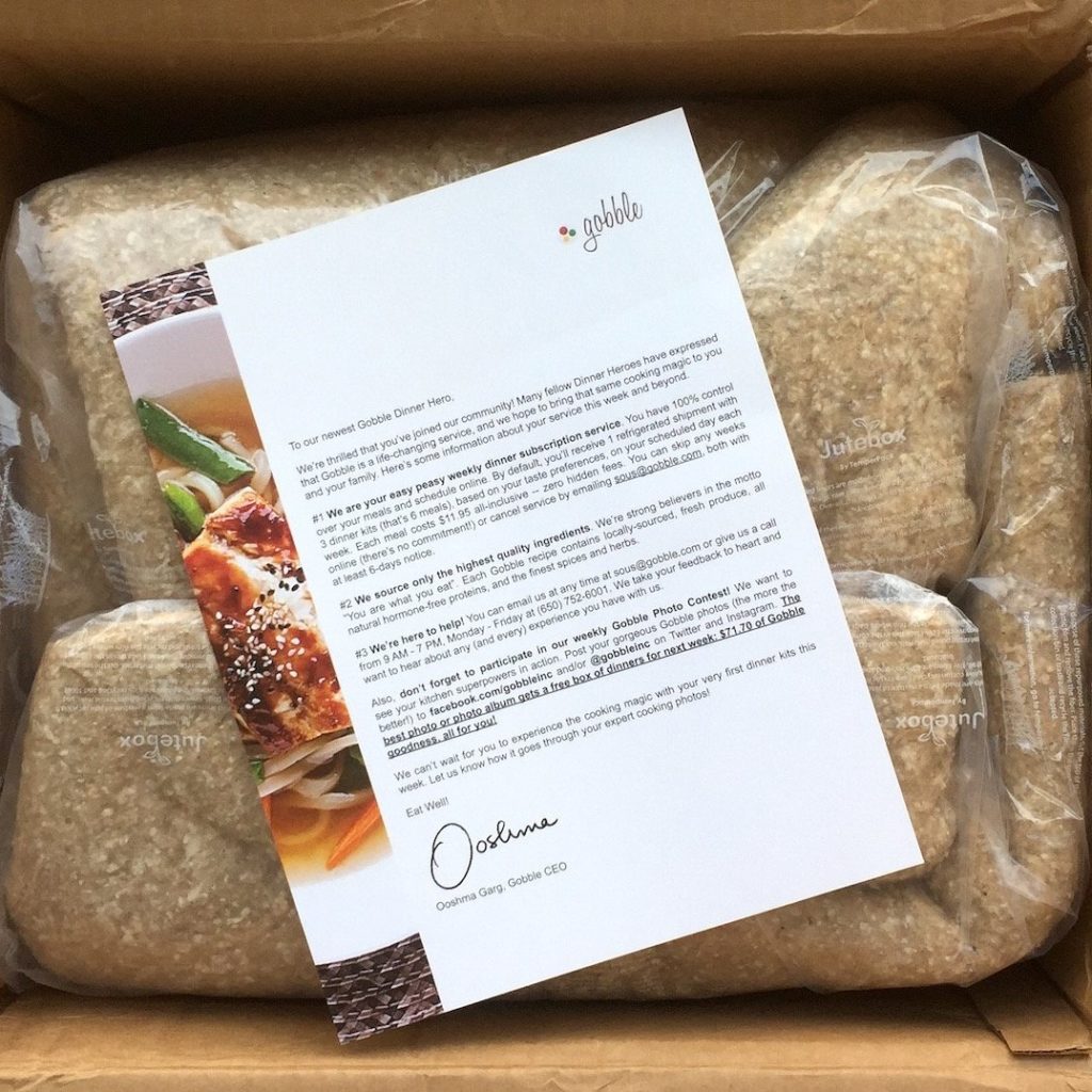 Gobble Meals Review