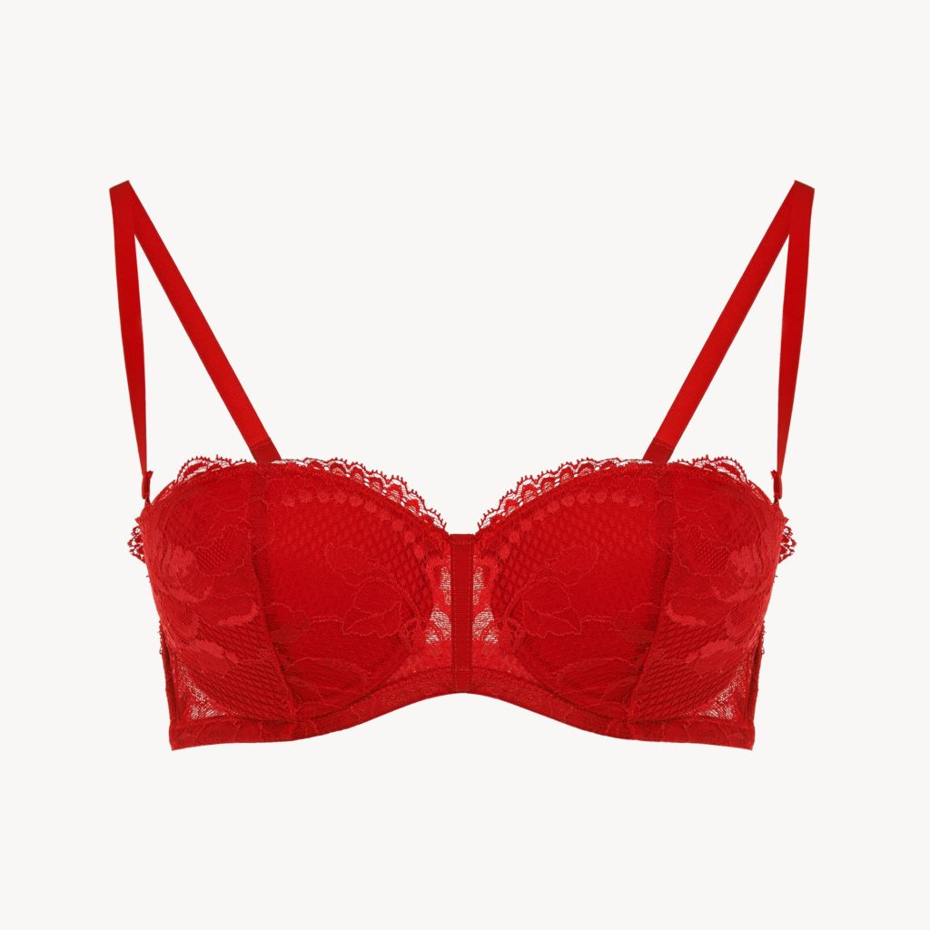 La Perla Red Lace Bandeau Bra Review