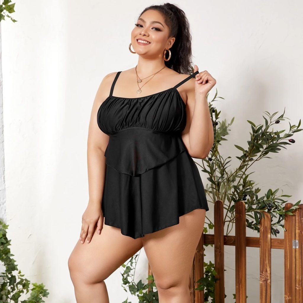 Yoins Plus Size Backless Tankini Review 