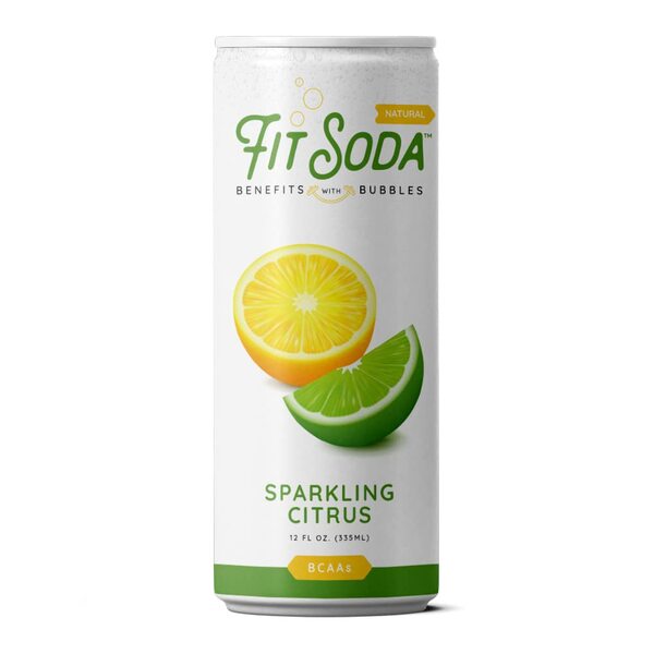 20 Best Soda Without Caffeine 10 KOIOS - ALL-NATURAL - Sparkling Citrus Fit Soda, Zero Calorie Soft Drink, Muscle Recovery Soda, Hydrating Electrolytes & BCAAs, Great Flavor, No Sugar, Caffeine-Free, Gluten-Free (12 PACK)